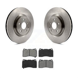 Front Disc Brake Rotors And Semi-Metallic Pads Kit For Buick Regal Pontiac G8 K8S-100076