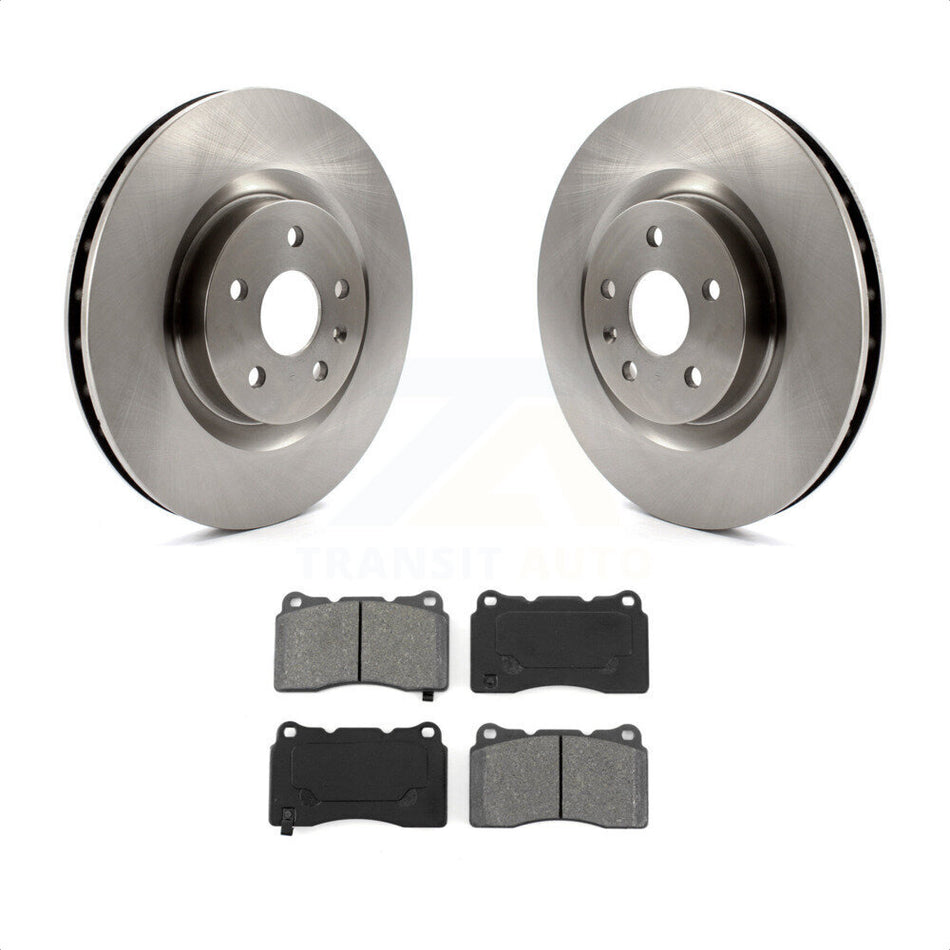 Front Disc Brake Rotors And Semi-Metallic Pads Kit For Buick Regal Pontiac G8 K8S-100076 by Transit Auto