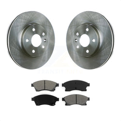Front Disc Brake Rotors And Semi-Metallic Pads Kit For Chevrolet Cruze Sonic Limited K8S-100078