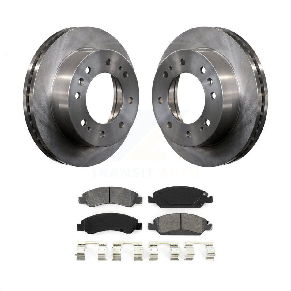 Front Disc Brake Rotors And Semi-Metallic Pads Kit For Chevrolet Silverado 1500 Suburban K8S-100081 by Transit Auto