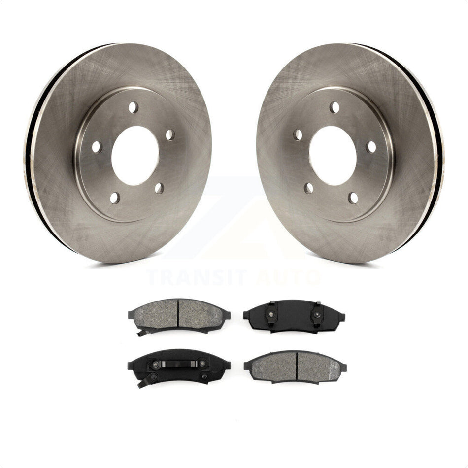 Front Disc Brake Rotors And Semi-Metallic Pads Kit For Chevrolet Oldsmobile Cutlass Supreme Lumina Buick Regal Pontiac Grand Prix Monte Carlo K8S-100087 by Transit Auto