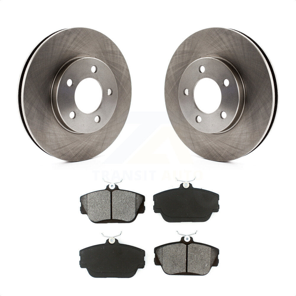 Front Disc Brake Rotors And Semi-Metallic Pads Kit For 1994-1995 Ford Taurus SHO K8S-100102 by Transit Auto