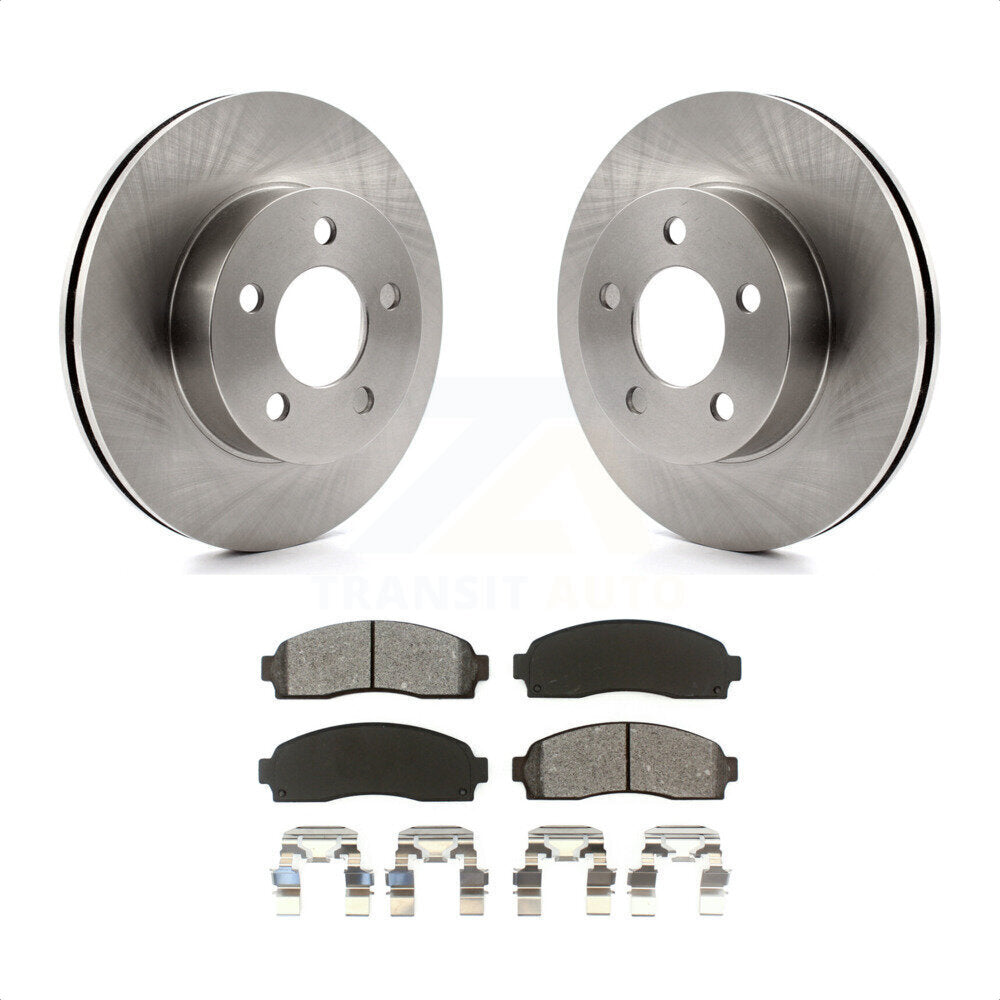 Front Disc Brake Rotors And Semi-Metallic Pads Kit For Ford Ranger Mazda B4000 4WD K8S-100106 by Transit Auto