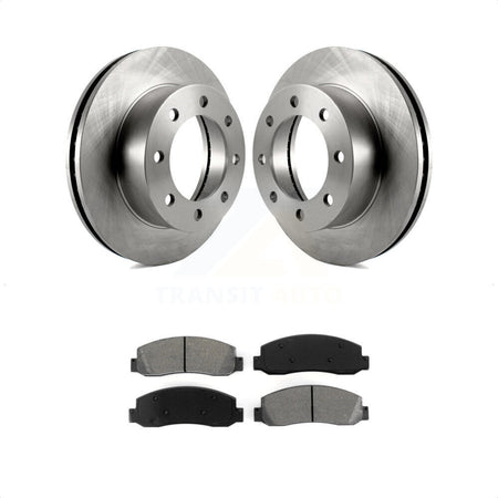 Front Disc Brake Rotors And Semi-Metallic Pads Kit For Ford F-250 Super Duty F-350 K8S-100138 by Transit Auto
