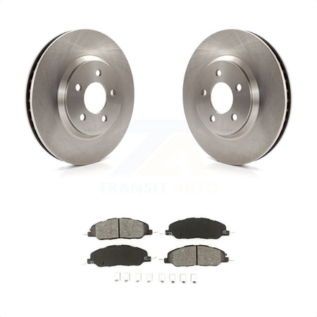 Front Disc Brake Rotors And Semi-Metallic Pads Kit For Ford Mustang K8S-100146 by Transit Auto