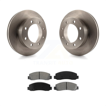 Front Disc Brake Rotors And Semi-Metallic Pads Kit For Ford F-350 Super Duty F-450 K8S-100147 by Transit Auto