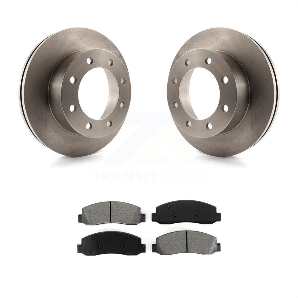 Front Disc Brake Rotors And Semi-Metallic Pads Kit For Ford F-350 Super Duty F-450 K8S-100147 by Transit Auto