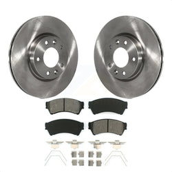 Front Disc Brake Rotors And Semi-Metallic Pads Kit For Ford Fusion Mazda 6 Lincoln MKZ Mercury Milan Zephyr K8S-100151