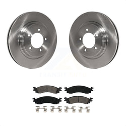 Front Disc Brake Rotors And Semi-Metallic Pads Kit For Ford Explorer Sport Trac Mercury Mountaineer K8S-100152