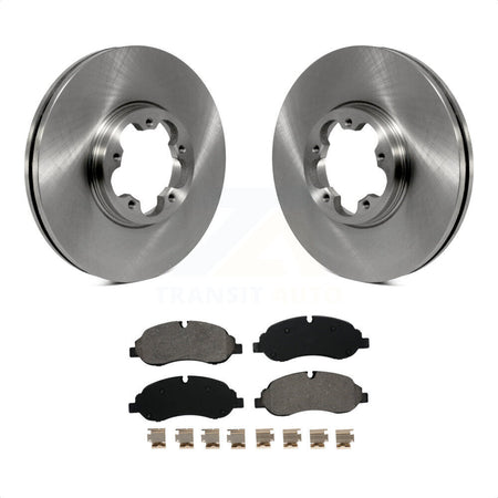 Front Disc Brake Rotors And Semi-Metallic Pads Kit For Ford Transit-250 Transit-350 Transit-150 K8S-100177 by Transit Auto