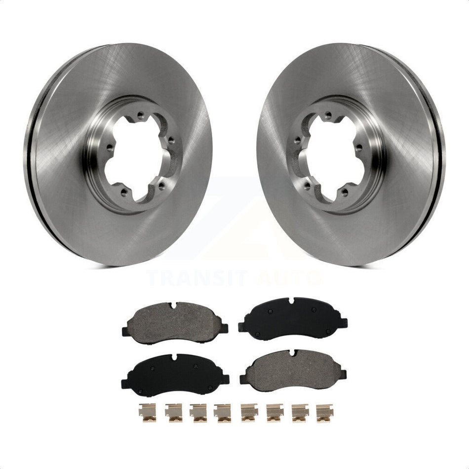 Front Disc Brake Rotors And Semi-Metallic Pads Kit For Ford Transit-250 Transit-350 Transit-150 K8S-100177 by Transit Auto