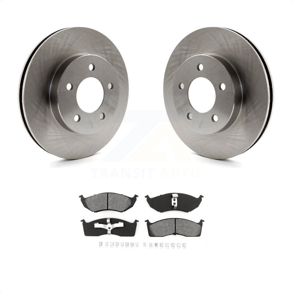 Front Disc Brake Rotors And Semi-Metallic Pads Kit For Chrysler Dodge Intrepid Concorde LHS Eagle Vision New Yorker K8S-100185 by Transit Auto