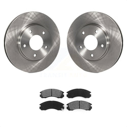 Front Disc Brake Rotors And Semi-Metallic Pads Kit For 2000 Mitsubishi Eclipse 3.0L K8S-100204