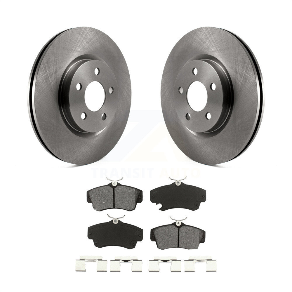 Front Disc Brake Rotors And Semi-Metallic Pads Kit For Chrysler PT Cruiser K8S-100208 by Transit Auto