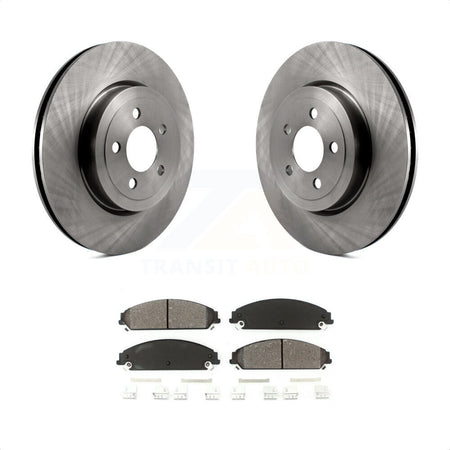 Front Disc Brake Rotors And Semi-Metallic Pads Kit For Dodge Charger Chrysler 300 Challenger Magnum K8S-100223 by Transit Auto