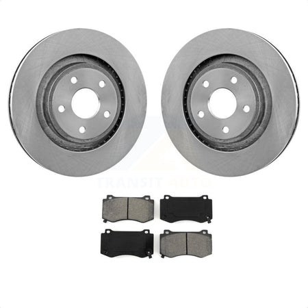 Front Disc Brake Rotors And Semi-Metallic Pads Kit For 2006-2010 Jeep Grand Cherokee SRT8 K8S-100227 by Transit Auto