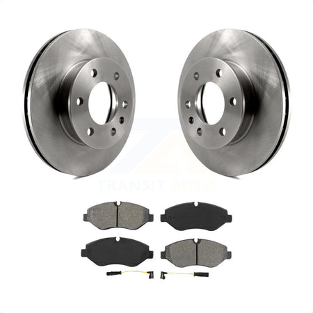 Front Disc Brake Rotors And Semi-Metallic Pads Kit For Sprinter 2500 Mercedes-Benz Freightliner Dodge K8S-100232 by Transit Auto