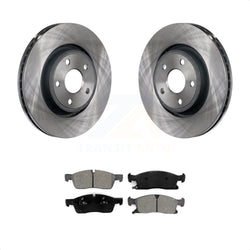 Front Disc Brake Rotors And Semi-Metallic Pads Kit For Jeep Grand Cherokee Dodge Durango WK K8S-100240