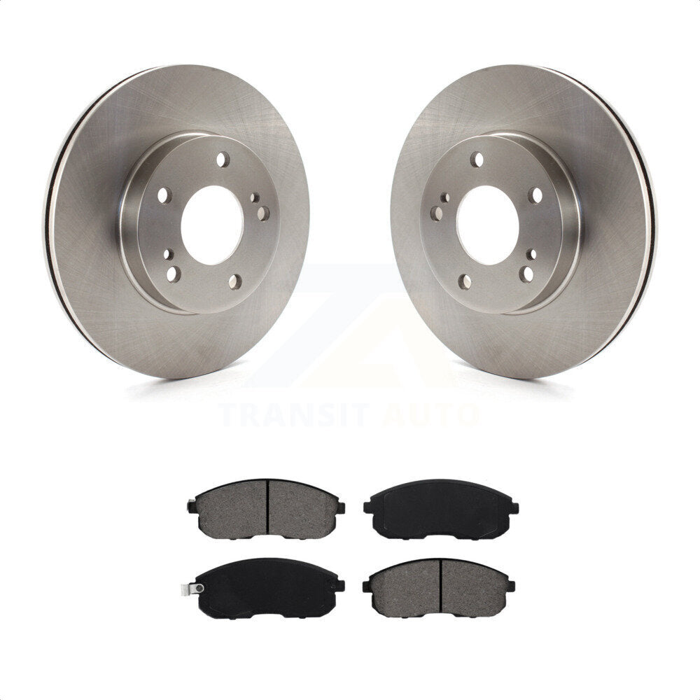 Front Disc Brake Rotors And Semi-Metallic Pads Kit For Nissan Maxima INFINITI I30 K8S-100258 by Transit Auto