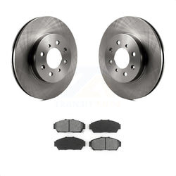 Front Disc Brake Rotors And Semi-Metallic Pads Kit For Acura Integra Honda Civic K8S-100262