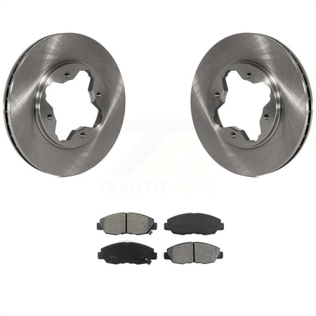 Front Disc Brake Rotors And Semi-Metallic Pads Kit For Honda Accord Acura CL K8S-100265 by Transit Auto