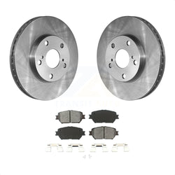 Front Disc Brake Rotors And Semi-Metallic Pads Kit For Toyota Camry K8S-100277
