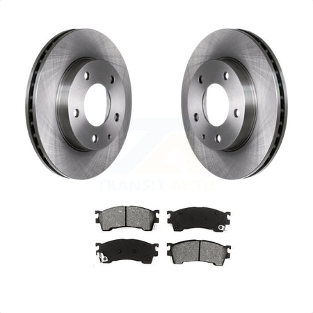 Front Disc Brake Rotors And Semi-Metallic Pads Kit For Mazda 626 Ford Probe MX-6 K8S-100279 by Transit Auto