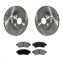 Front Disc Brake Rotors And Semi-Metallic Pads Kit For 1993-1997 Toyota Corolla Geo Prizm K8S-100283