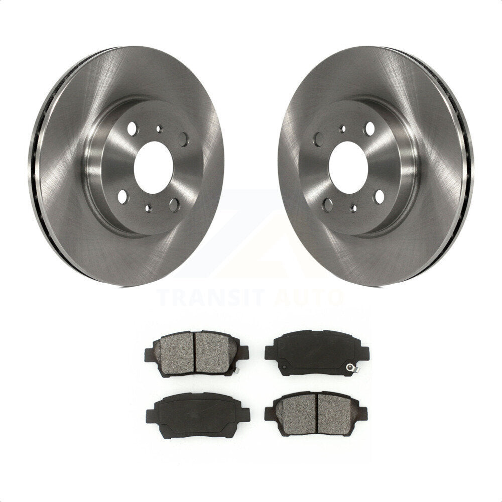 Front Disc Brake Rotors And Semi-Metallic Pads Kit For 2001-2003 Toyota Prius K8S-100285 by Transit Auto