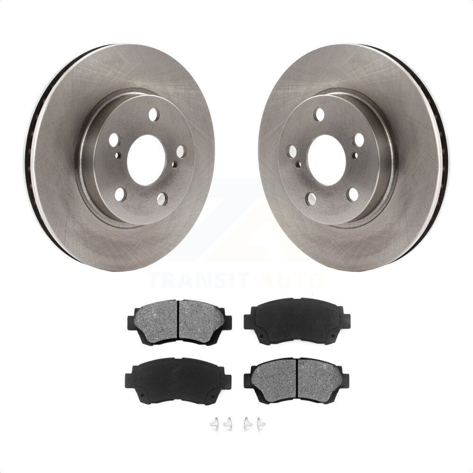 Front Disc Brake Rotors And Semi-Metallic Pads Kit For 1998 Toyota Celica K8S-100292 by Transit Auto