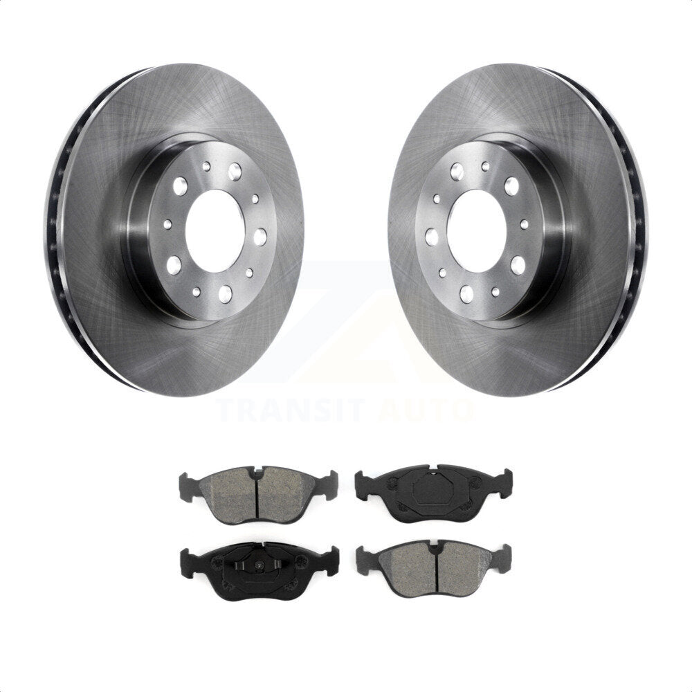 Front Disc Brake Rotors And Semi-Metallic Pads Kit For Volvo S70 850 V70 C70 K8S-100296 by Transit Auto