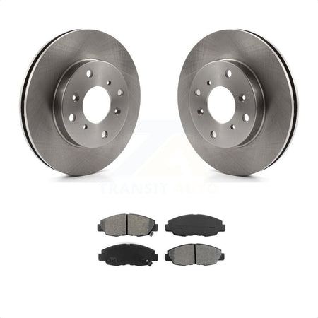 Front Disc Brake Rotors And Semi-Metallic Pads Kit For Honda Accord Acura CL K8S-100314 by Transit Auto