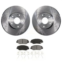Front Disc Brake Rotors And Semi-Metallic Pads Kit For Honda Accord Civic Element Fit Acura ILX CR-Z K8S-100321