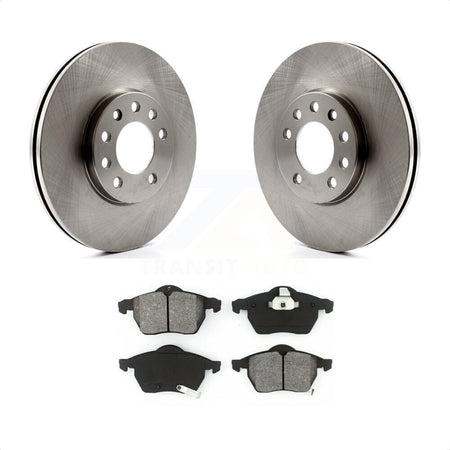 Front Disc Brake Rotors And Semi-Metallic Pads Kit For Saturn Saab L200 9-5 9-3 L300 LS1 L100 LW200 LS2 900 LW300 LW2 LW1 LS K8S-100326 by Transit Auto