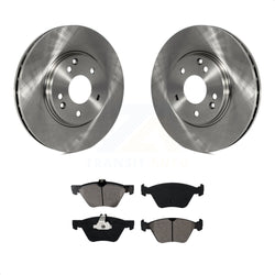 Front Disc Brake Rotors And Semi-Metallic Pads Kit For Mercedes-Benz E320 Chrysler Crossfire CLK320 CLK430 E430 SLK320 E300 K8S-100327