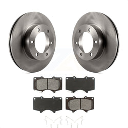 Front Disc Brake Rotors And Semi-Metallic Pads Kit For Toyota Tundra Sequoia K8S-100354