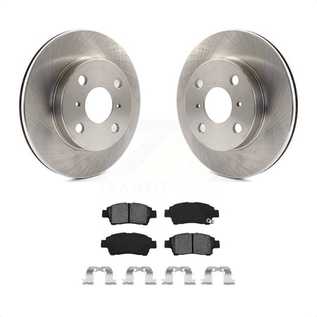 Front Disc Brake Rotors And Semi-Metallic Pads Kit For 2000 Toyota Echo To 08 00 K8S-100363 by Transit Auto