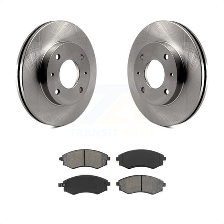 Front Disc Brake Rotors And Semi-Metallic Pads Kit For Hyundai Elantra Tiburon Sonata K8S-100364 by Transit Auto