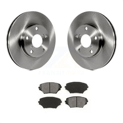 Front Disc Brake Rotors And Semi-Metallic Pads Kit For Toyota RAV4 K8S-100374