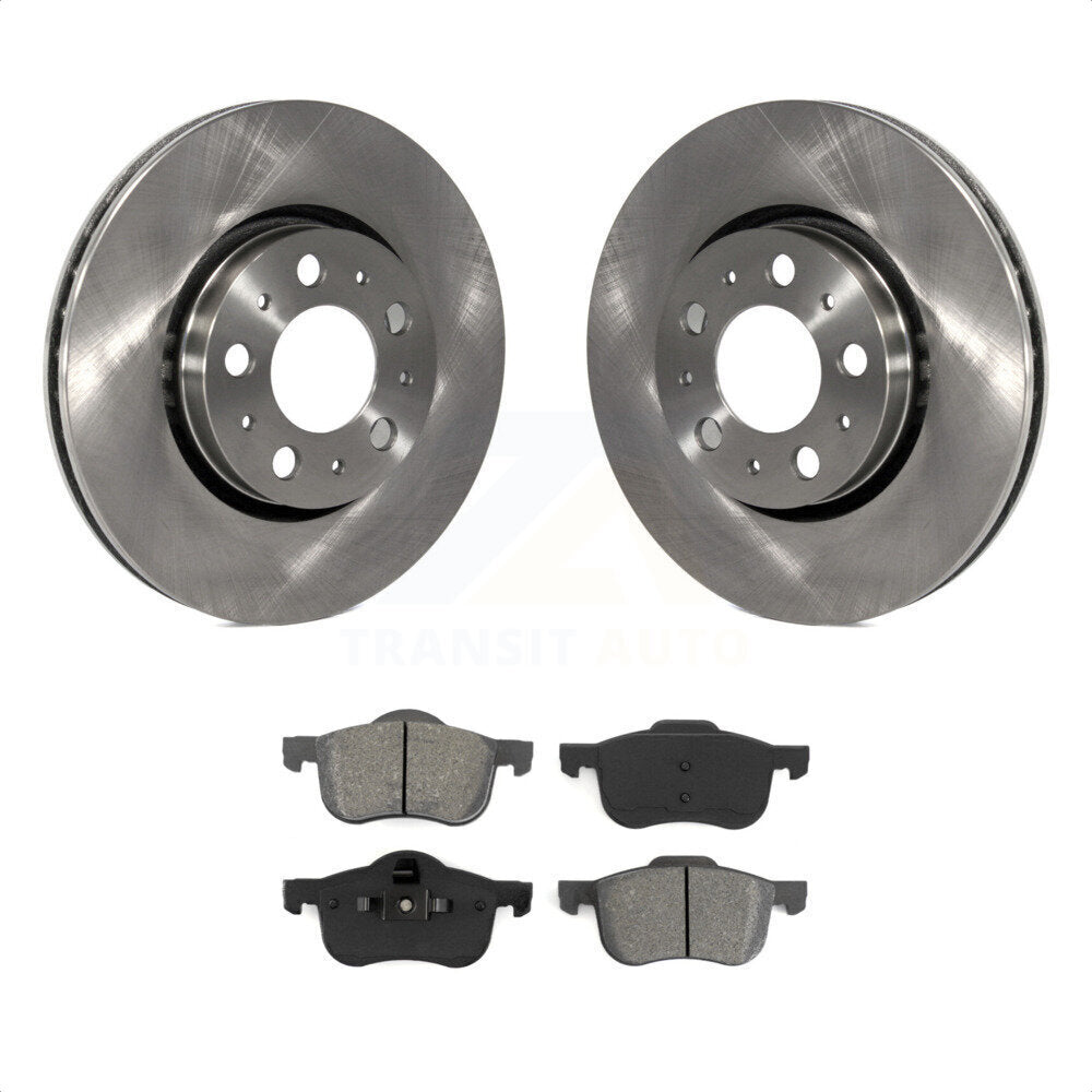 Front Disc Brake Rotors And Semi-Metallic Pads Kit For Volvo S60 V70 XC70 S80 K8S-100376 by Transit Auto