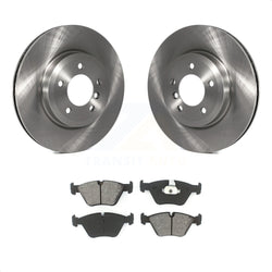Front Disc Brake Rotors And Semi-Metallic Pads Kit For BMW 330Ci 330i Z4 330xi K8S-100402