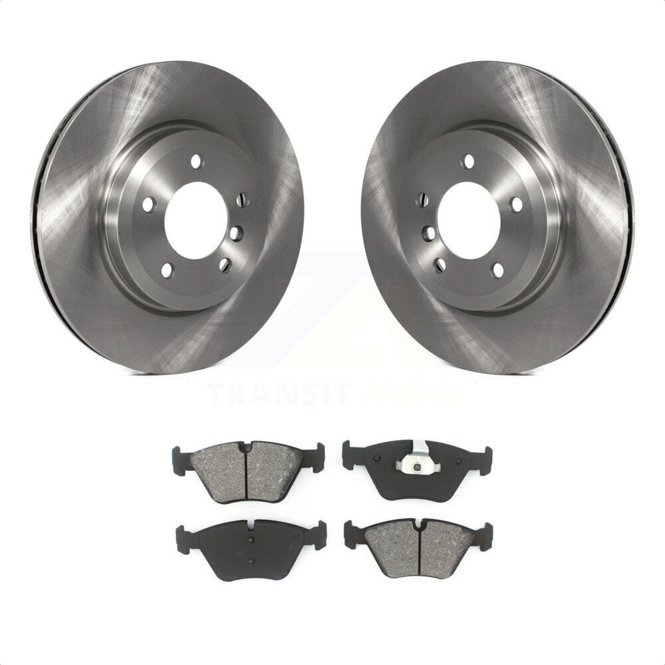 Front Disc Brake Rotors And Semi-Metallic Pads Kit For BMW 330Ci 330i Z4 330xi K8S-100402 by Transit Auto