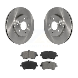 Front Disc Brake Rotors And Semi-Metallic Pads Kit For Mercedes-Benz C230 C240 K8S-100403