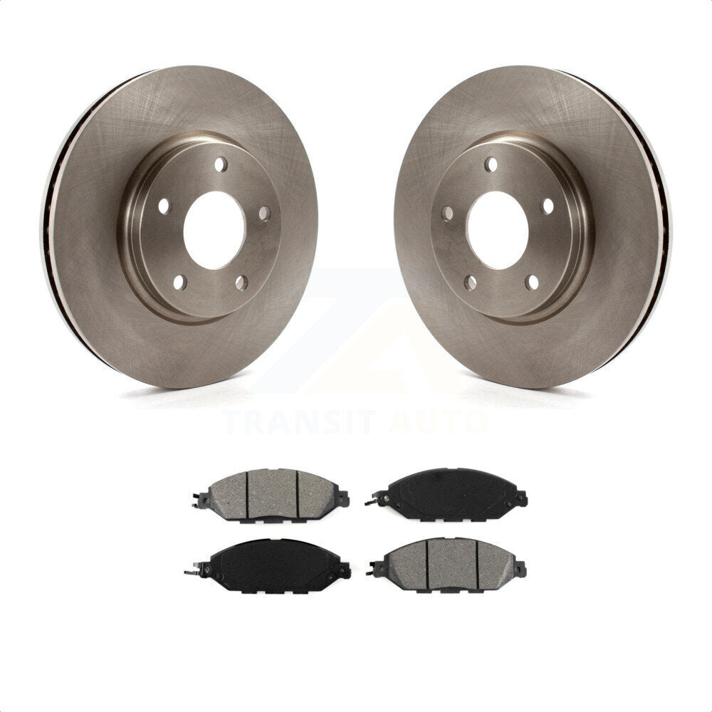 Front Disc Brake Rotors And Semi-Metallic Pads Kit For 2016 Nissan Pathfinder From 11 15 K8S-100407 by Transit Auto