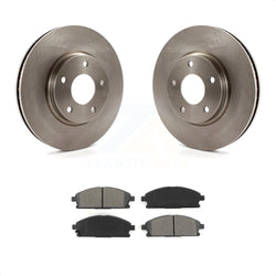 Front Disc Brake Rotors And Semi-Metallic Pads Kit For 2004-2009 Nissan Quest K8S-100408