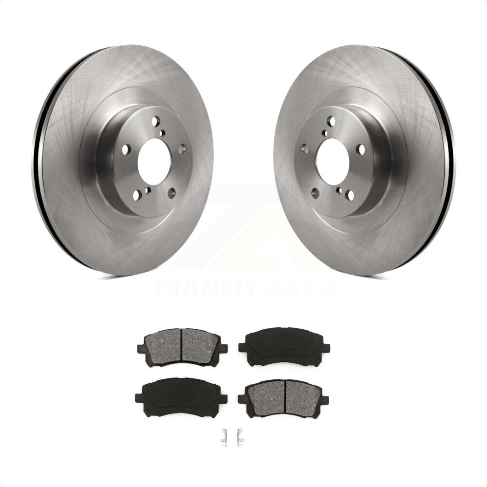 Front Disc Brake Rotors And Semi-Metallic Pads Kit For Subaru Outback Impreza Legacy K8S-100414 by Transit Auto