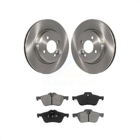 Front Disc Brake Rotors And Semi-Metallic Pads Kit For 2002-2006 Mini Cooper With 276mm Diameter Rotor K8S-100416 by Transit Auto