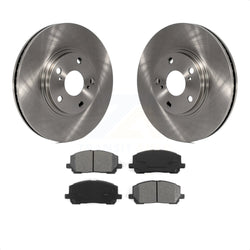 Front Disc Brake Rotors And Semi-Metallic Pads Kit For Toyota Highlander K8S-100417