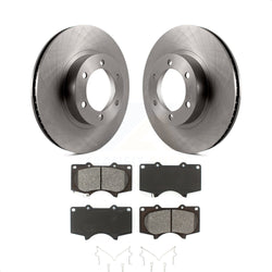 Front Disc Brake Rotors And Semi-Metallic Pads Kit For Toyota 4Runner Lexus GX470 K8S-100418