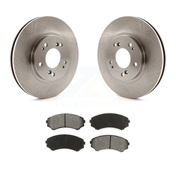 Front Disc Brake Rotors And Semi-Metallic Pads Kit For Mitsubishi Endeavor K8S-100422
